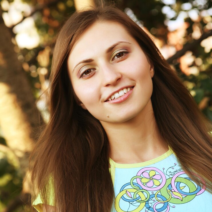 cheerful-woman-garden